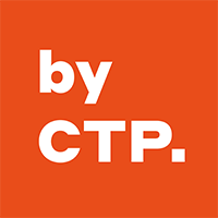 Ein Logo der Firma CTP.